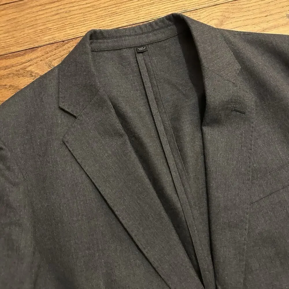 J Crew Ludlow Moon Cloth Wool Blend Blazer Suit Jacket Slim 42R